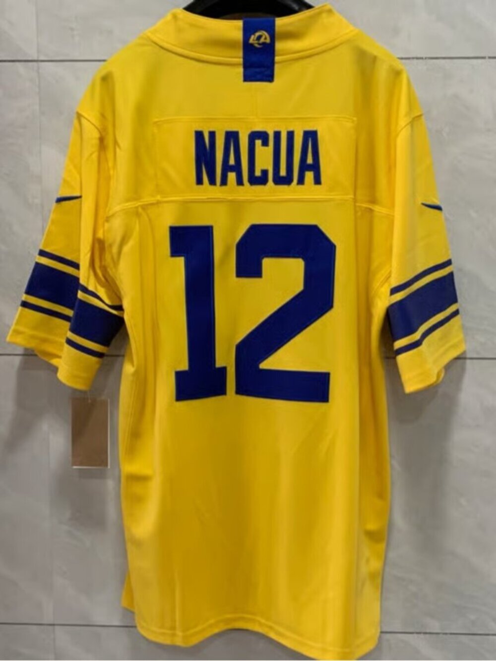Puka Nacua Gold Vapor Stitched Jersey